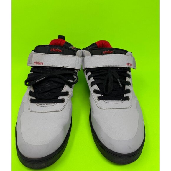 Etnies Culvert Mid Top Black Flat Shoes Gray Mens 11 MTB Skate Sneakers - Picture 2 of 10